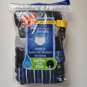 Hanes Boys Tagless Briefs Value Pack L 14-16 Comfort Flex Waistband Soft & Ultra